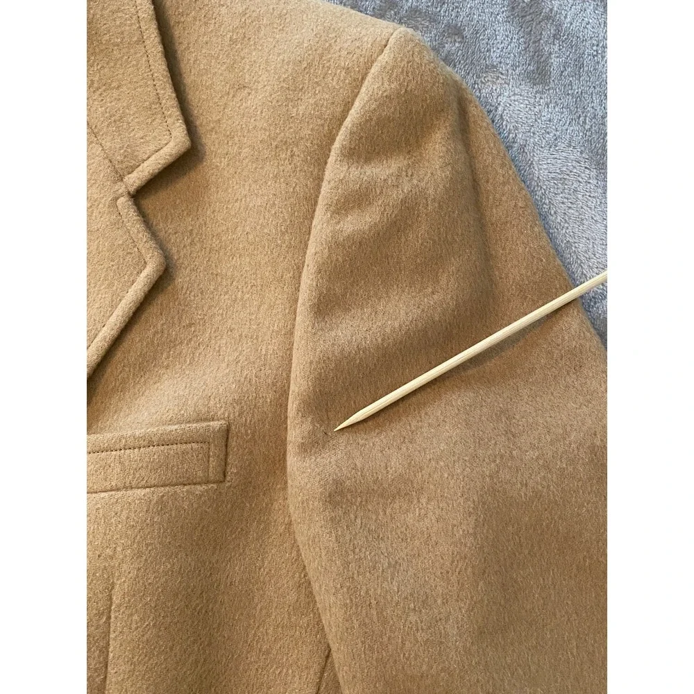 Oak Hall Sport Coat Mens 42R Tan 100% Camel Hair Bradford Gold‎ Label Blazer USA